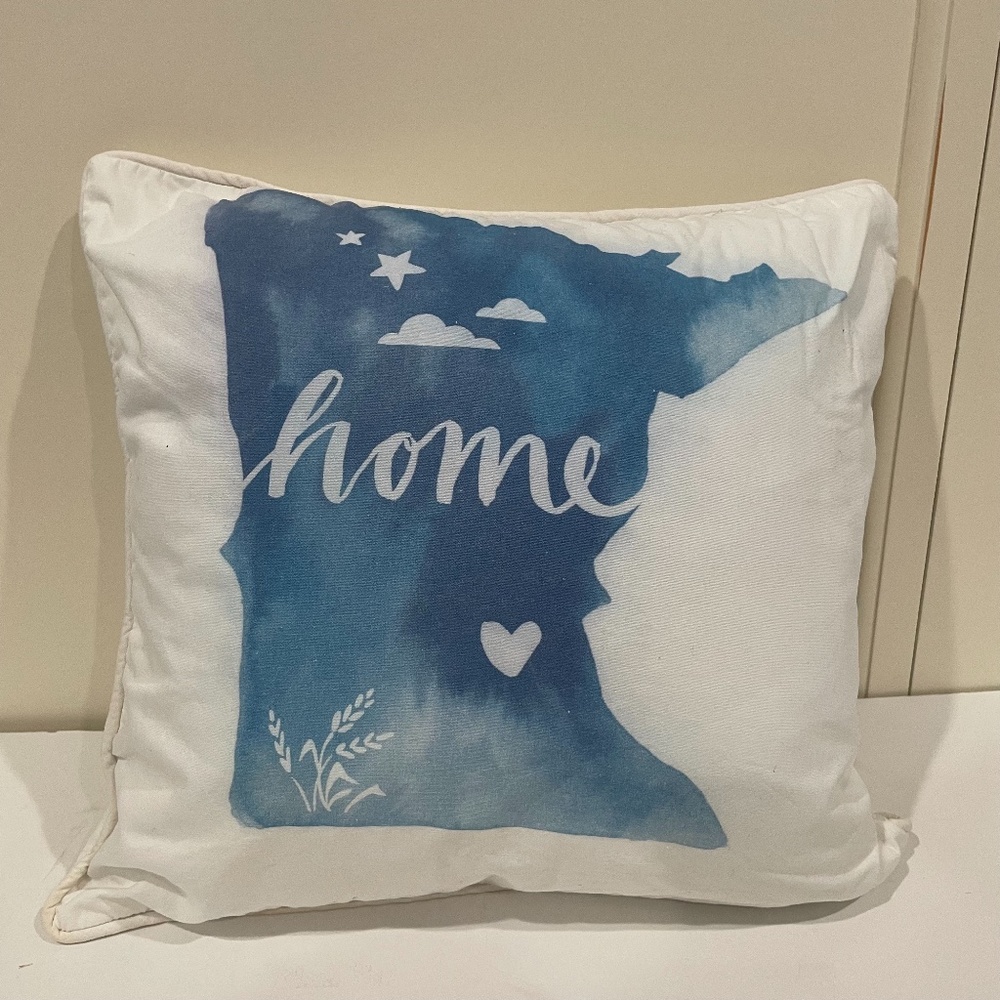 Pottery Barn Teen /Dorm Home State Pillow Cover-Mi